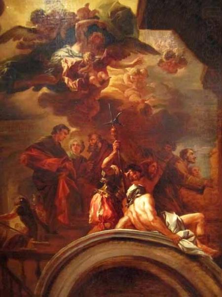 Francesco Solimena St Francis before the Pope china oil painting image